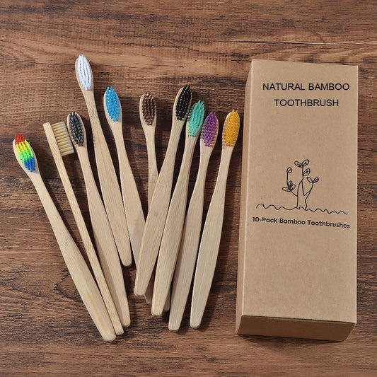 Eco Friendly wooden Tooth Brush with Soft bristle Tip
